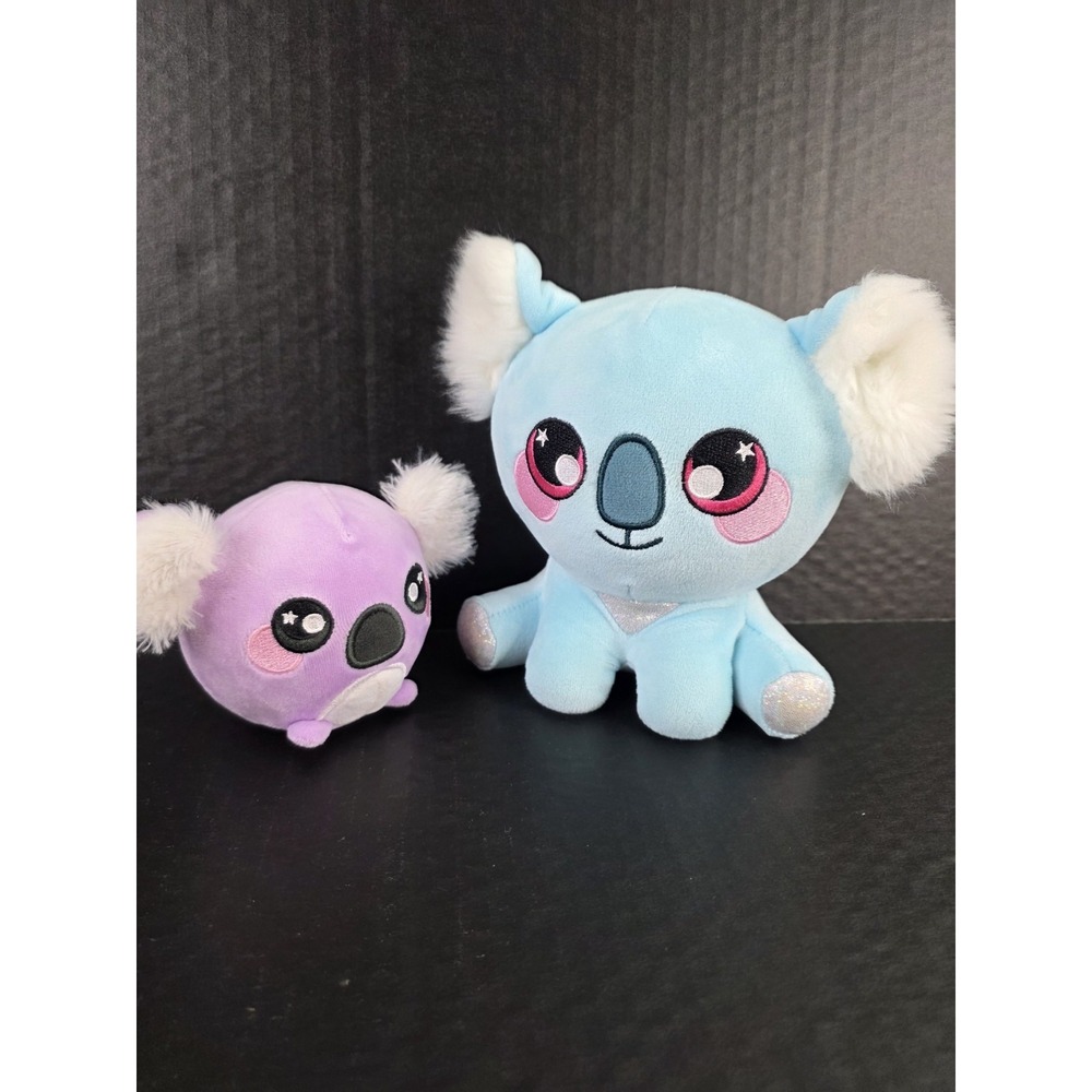 Squeezamals Koala Bear Plush Squishy Stress Foam Stuffed Animal Lot Of 2